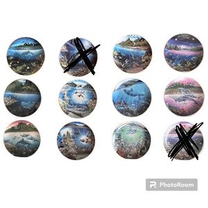 Danbury Mint | Robert Lyn Nelson 1991 Underwater Paradise Collector Plate Set